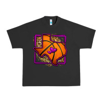 Pigment Black leopard basketball texas map Urban Heavy Tee - Jasminsmagicworld