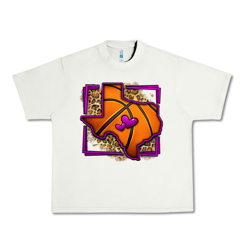 Leopard Basketball Texas Map Urban Heavy Tee by Jasminsmagicworld | Teevron