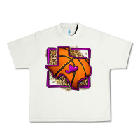 Pistachio leopard basketball texas map Urban Heavy Tee - Jasminsmagicworld