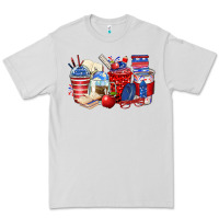 Dove Grey 4th of july teacher coffee cups Premium Tee - Zillion Design Studio