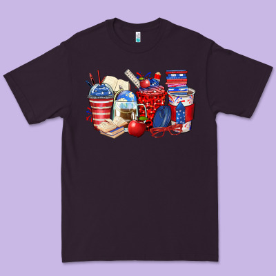 4th Of July Teacher Coffee Cups Premium Tee Designed By Zillion Design Studio