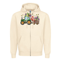 Sandshell mardi gras tractor Zipper Hoodie - MaliasSmallBusiness
