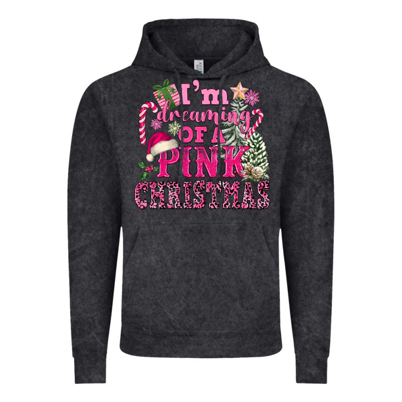 I Am Dreaming Of A Pink Christmas Vintage Hoodie by FaDigitalArtStudio | Teevron