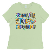 Matcha never stop exploring Ladies Tee - MaliasSmallBusiness