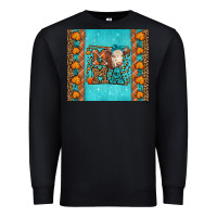 Black Western Fall Cow Mama Premium Sweatshirt - LillyAllenDesigns