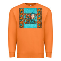 Carrot Western Fall Cow Mama Premium Sweatshirt - LillyAllenDesigns