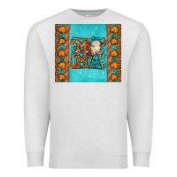 Oatmeal Heather Western Fall Cow Mama Premium Sweatshirt - LillyAllenDesigns