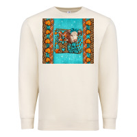 Sandshell Western Fall Cow Mama Premium Sweatshirt - LillyAllenDesigns