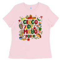 Bubblegum Pink cinco de mayo squad Ladies Tee - JahusDesignShop