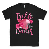 Black tackle cancer helmet Classic Tee - AdoDesignShop