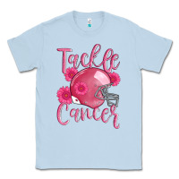 Dusty Blue tackle cancer helmet Classic Tee - AdoDesignShop