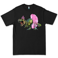 Black Balerina T-Rex Dinosaur With Tutu Premium Tee - RanaPortraitStore