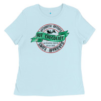 Baby Blue reindeer brewed santa approved Ladies Tee - MaliasSmallBusiness