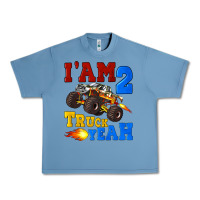 Pebble Blue i'am two truck yeah Urban Heavy Tee - Artiststas