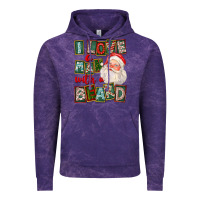 Cloud Purple I Love A Man With A Beard Vintage Hoodie - FaDigitalArtStudio