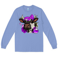 Colony Blue halloween roses cow Long Sleeve Tee - Jasminsmagicworld