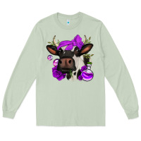 Matcha halloween roses cow Long Sleeve Tee - Jasminsmagicworld