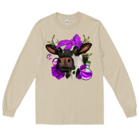 Mushroom halloween roses cow Long Sleeve Tee - Jasminsmagicworld