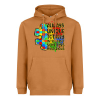Meerkat always unique totally intelligent sometimes myster Heavyweight Hoodie - LillyAllenDesigns
