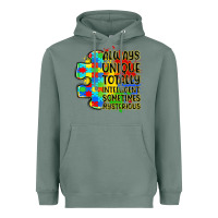 Sage always unique totally intelligent sometimes myster Heavyweight Hoodie - LillyAllenDesigns