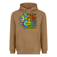 Toasted Coconut always unique totally intelligent sometimes myster Heavyweight Hoodie - LillyAllenDesigns