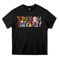 Black speech therapist Heavy Core Tee - texasbilliewilder