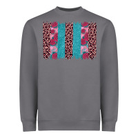 Storm valentines day leopard rose glitter brush stoke Heavyweight Sweatshirt - JahusDesignShop