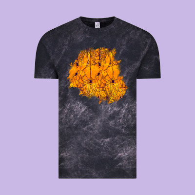 Halloween Patch Vintage Tee Designed By Bundleandbundleshop