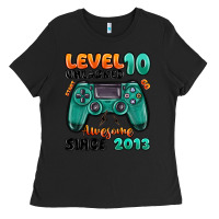 Black level 10 unlocked awesome since 2013 Ladies Tee - MaliasSmallBusiness