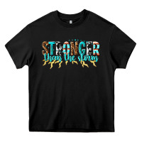 Black stronger than the storm Heavy Core Tee - texasbilliewilder