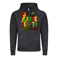 Vintage Black juneteenth fist free ish since 1865 Vintage Hoodie - HRA Design Shop