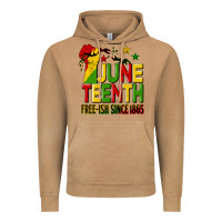 Vintage Camel juneteenth fist free ish since 1865 Vintage Hoodie - HRA Design Shop