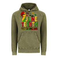 Vintage Olive juneteenth fist free ish since 1865 Vintage Hoodie - HRA Design Shop