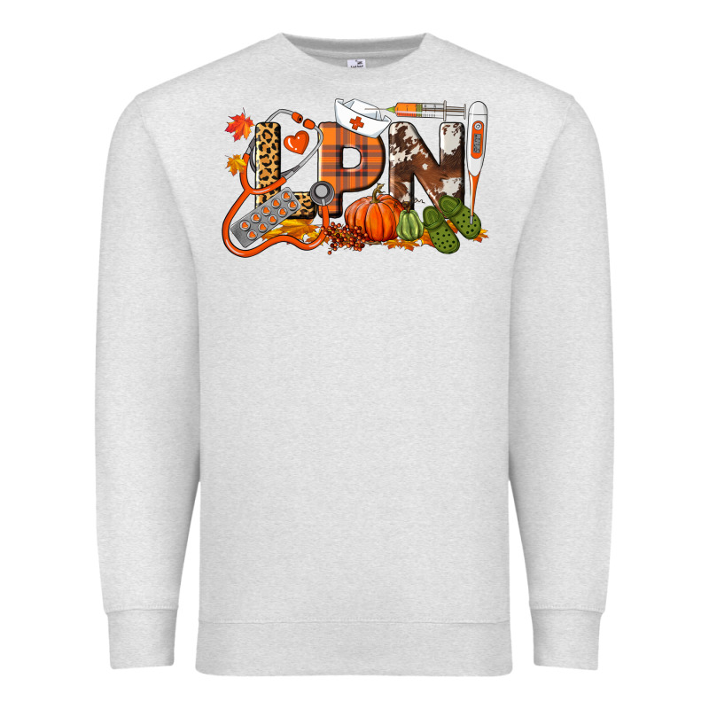 Fall Lpn Licensed Practical Nurse Premium Sweatshirt by LillyAllenDesigns | Teevron