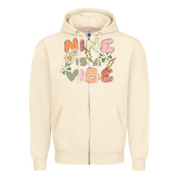 Sandshell nine is a vibe Zipper Hoodie - MaliasSmallBusiness