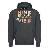 Smoke nine is a vibe Zipper Hoodie - MaliasSmallBusiness
