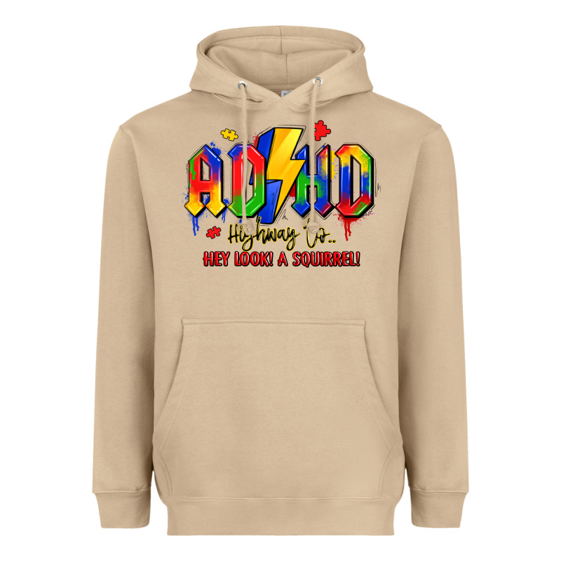Adhd Awareness Heavyweight Hoodie by LillyAllenDesigns | Teevron