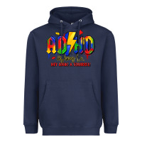 Navy adhd awareness Heavyweight Hoodie - LillyAllenDesigns