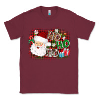 Burgundy ho ho ho santa Classic Tee - AdoDesignShop
