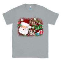 Heather Grey ho ho ho santa Classic Tee - AdoDesignShop