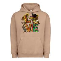 Pigment Burro love juneteenth africa Urban Hoodie - CowGirlArtShop