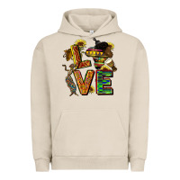 Pigment French Oak love juneteenth africa Urban Hoodie - CowGirlArtShop