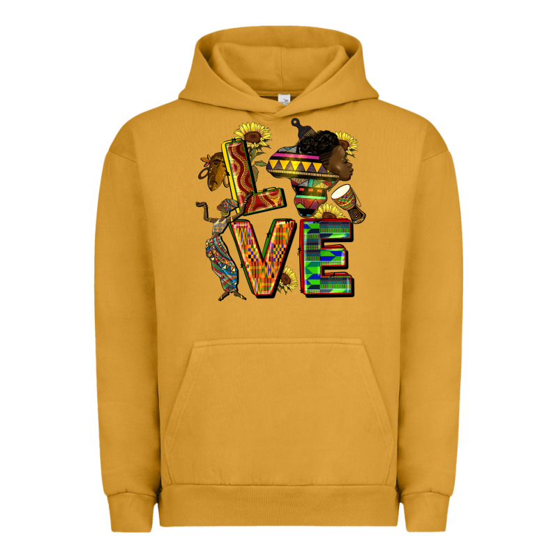 Love Juneteenth Africa Urban Hoodie by CowGirlArtShop | Teevron