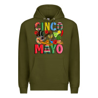 Army Green cinco de mayo Premium Hoodie - JahusDesignShop