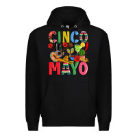 Black cinco de mayo Premium Hoodie - JahusDesignShop