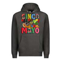 Charcoal Heather cinco de mayo Premium Hoodie - JahusDesignShop