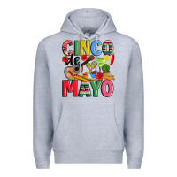 Heather Grey cinco de mayo Premium Hoodie - JahusDesignShop