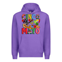 Purple cinco de mayo Premium Hoodie - JahusDesignShop