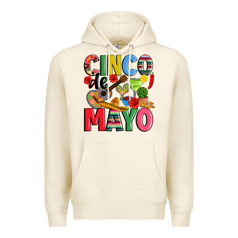 Cinco De Mayo Premium Hoodie by JahusDesignShop | Teevron