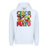 White cinco de mayo Premium Hoodie - JahusDesignShop